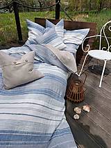Úžitkový textil - Ľanové posteľné obliečky Santorini - 14687948_