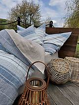 Úžitkový textil - Ľanové posteľné obliečky Santorini - 14687950_