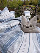 Úžitkový textil - Ľanové posteľné obliečky Santorini - 14687954_