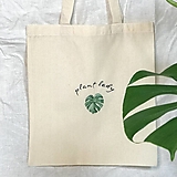Nákupné tašky - Plant lady Monstera variegata - 14691375_