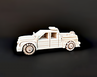 Hračky - Drevené hračky - drevené auto land rover - 14691143_