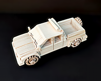 Hračky - Drevené hračky - drevené auto land rover - 14691144_
