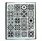 Nástroje - Šablóna Stamperia - 20x25 cm - Azulejos, mandala, maroko - 14693143_