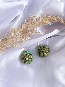 Náušnice - Swarovski shell - 14693049_
