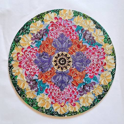 Obrazy - Mandala Znovuzrodenie - 14694240_