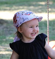 Detské čiapky - Letný detský šilt super dievča - 14695826_