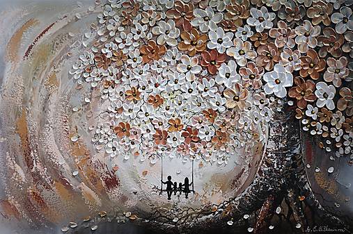 Obrazy - Rodinný strom 120x80 - 14695327_