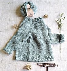 Detské oblečenie - Detský svetrík Bruno - alpaka+ merino - 14694696_