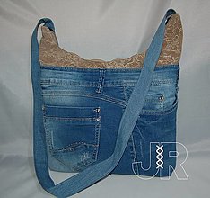 Iné tašky - rifľová - 14696591_