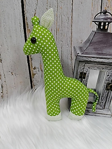 Hračky - Žirafka (Zelená) - 14696983_