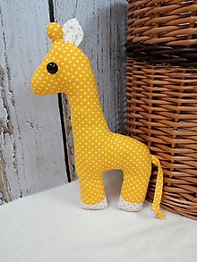 Hračky - Žirafka (Žltá) - 14697759_