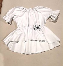 Detské oblečenie - Detská tunika biela - 14701060_