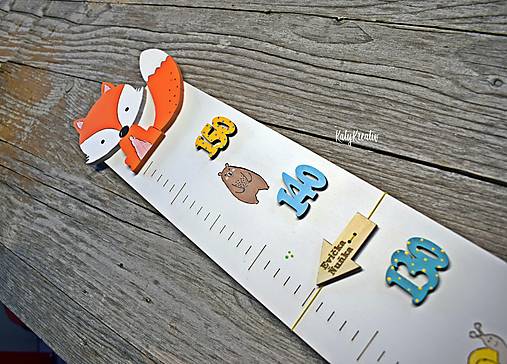 Nábytok - Drevený ručne maľovaný  meter - 14701892_