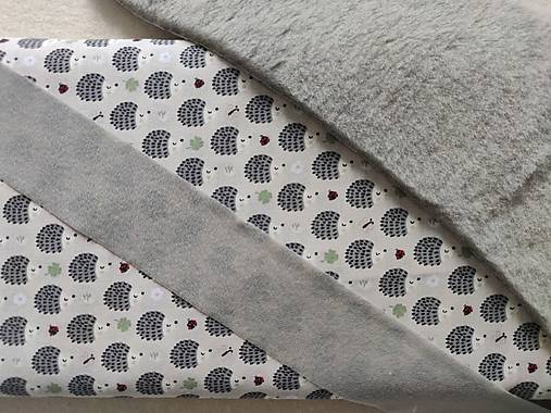 Textil - VLNIENKA DEKA a PRIKRÝVKA 100 % merino top super francúzsky dizajn Ježko, štvorlístok a Lienka - 14702745_