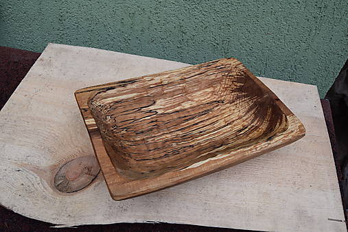 Nádoby - Buková miska 1 (spalted wood) - 14703470_