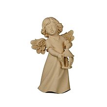 Sochy - Mária anjel s lampášom (11cm - Béžová) - 14701513_