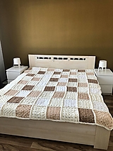 Úžitkový textil - Alize Puffy Patchwork prehoz na posteľ 200x180cm - 14703784_