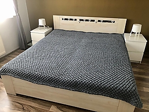 Úžitkový textil - Prehoz na manželskú posteľ 200x200cm - 14703775_