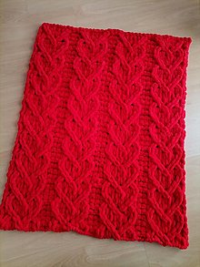 Detský textil - Deka Alize Puffy  (Červená) - 14701523_