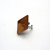 Prstene - Prsteň s dreveným očkom - jabloňový - 14703913_