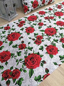 Úžitkový textil - Štóla (Ruže 44 x 155 cm) - 14705713_