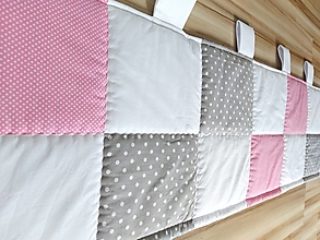 Úžitkový textil - Zástena na posteľ... patchwork TRIO - 14704980_