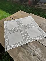 Úžitkový textil - ľanové prestieranie štvorcové  " Natural "  - 14705211_