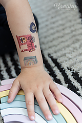 Dočasné tetovačky - Detské hračky (58)