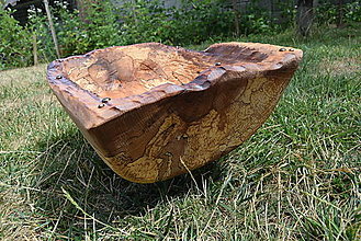 Nádoby - Veľká buková misa 1 (spalted wood) - 14704753_