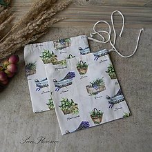 Úžitkový textil - Plodiny v záhrade-vrecúško na drobnosti - 14705384_