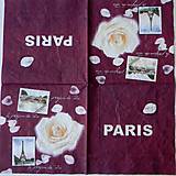 Papier - Paris-servítka - 14705417_