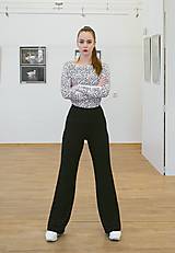 Nohavice - Kalhoty se širokými nohavicemi (Black) - 14705839_
