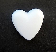 Polotovary - Polystyrénové srdce 7 cm - 14708637_