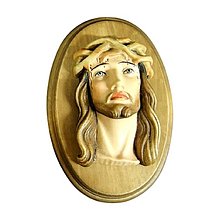 Sochy - Drevený reliéf Ježiša Krista - 14707056_