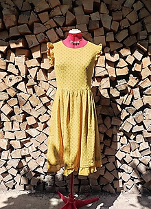 Šaty - Vyšívané mušelínové šaty (rôzne farby) - 14708882_