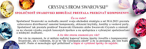 Náušnice - VYBER & MIXUJ - Darčeková sada Mix 3 párov náušníc s kryštálmi Swarovski - 14706927_