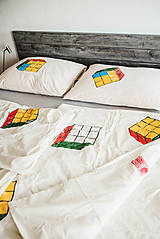 Úžitkový textil - Bavlnené obliečky "Rubikon", jednolôžko - 14706998_