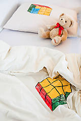 Úžitkový textil - Bavlnené obliečky "Rubikon", jednolôžko - 14707000_