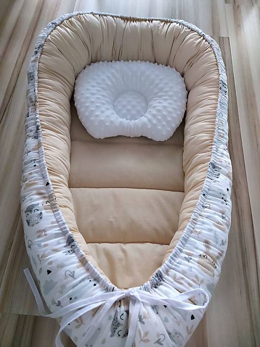 Detský textil - Hniezdo pre babätko - 14709949_