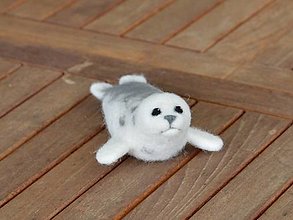 Dekorácie - Mláďatko tuleňa (Tuleň bielo sivý) - 14710011_