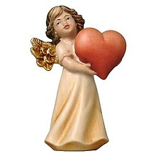 Dekorácie - Mária anjel so srdcom - 14710276_