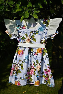 Detské oblečenie - Letné kvetinové šaty - 14709378_