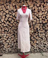 Šaty - Letné madeirové maxi šaty (rôzne farby) - 14710913_