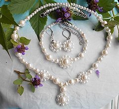 Sady šperkov - Riečne perly- set šperkov - 14711709_
