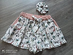 Detské oblečenie - Krátke dievčenské mušelínové nohavice - 14713251_