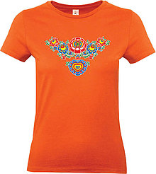 Topy, tričká, tielka - Folkról (XL - Oranžová) - 14714326_