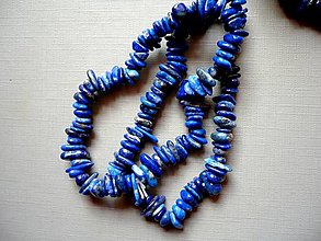 Minerály - Zlomky 20 cm - lapis lazuli KULATÝ - 14714327_