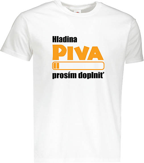 Pánske oblečenie - Hladina PIVA (S - Biela) - 14717044_