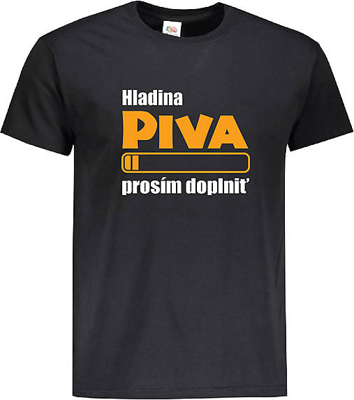 Pánske oblečenie - Hladina PIVA (S - Čierna) - 14717089_