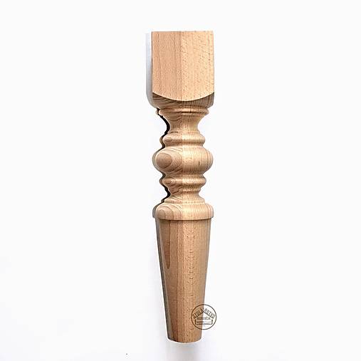 Nábytok - Sústružená noha 45cm, buk - 14718678_